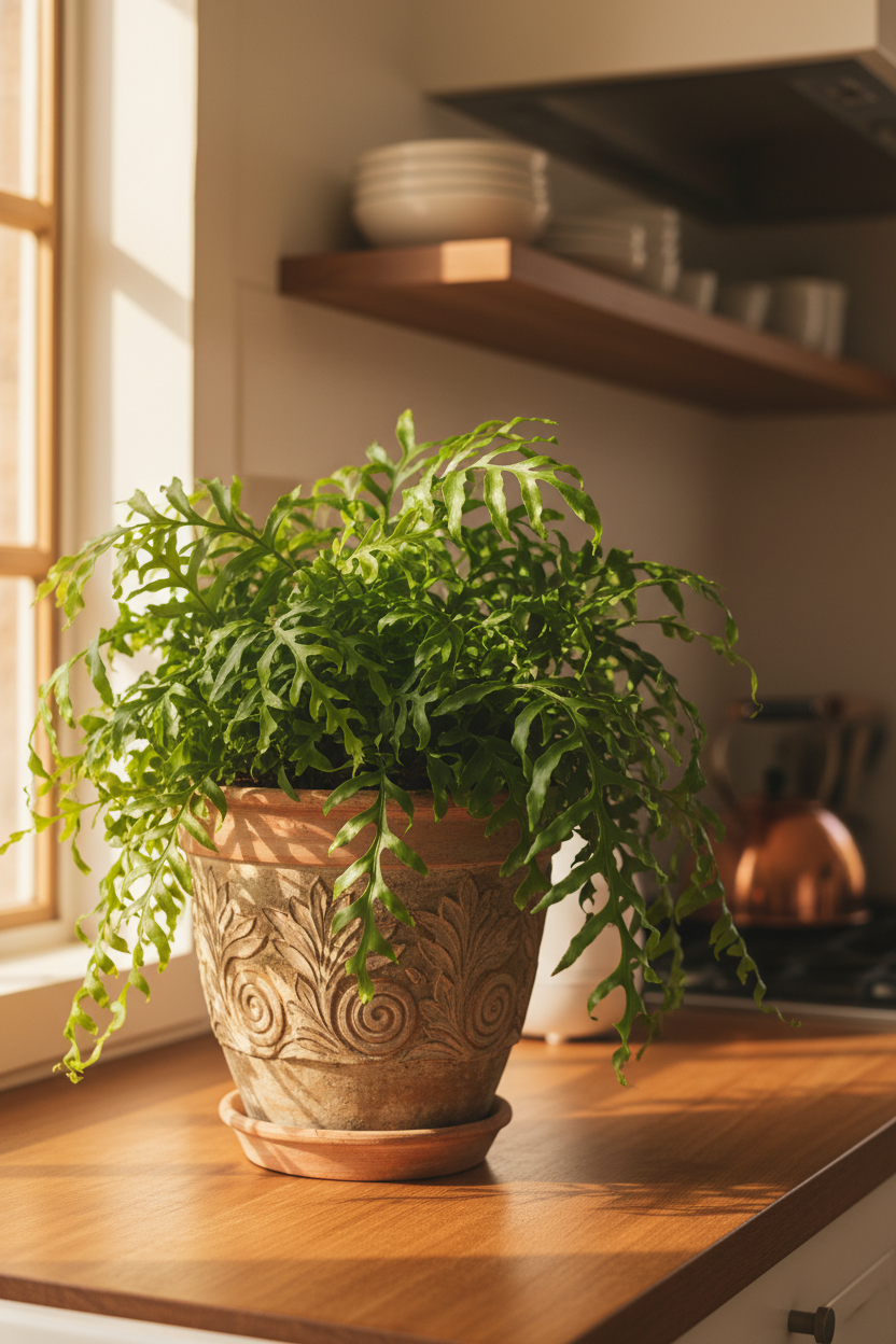 Fern 'Kangaroo Paw' - 6" Pot - NURSERY POT ONLY