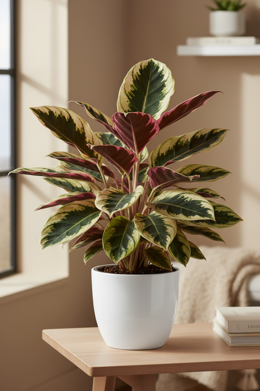 Stromanthe Triostar - 6" Pot - NURSERY POT ONLY