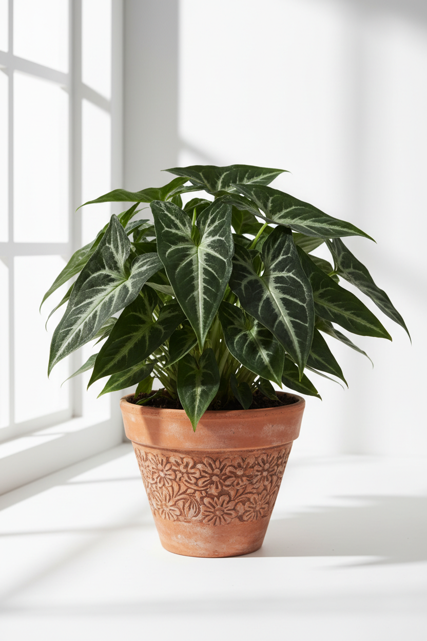 Syngonium wendlandii 'Black Velvet'